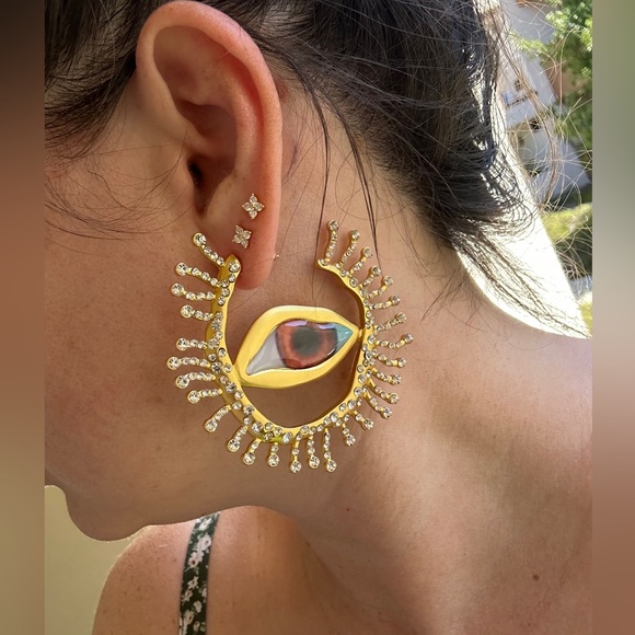 Anthropologie Jewelry - Hypnotic Gaze Earrings